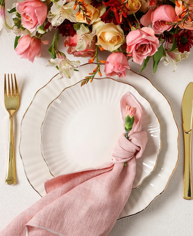 Christian Siriano Zinnia 24 Pc. Dinnerware Set, Service for 8