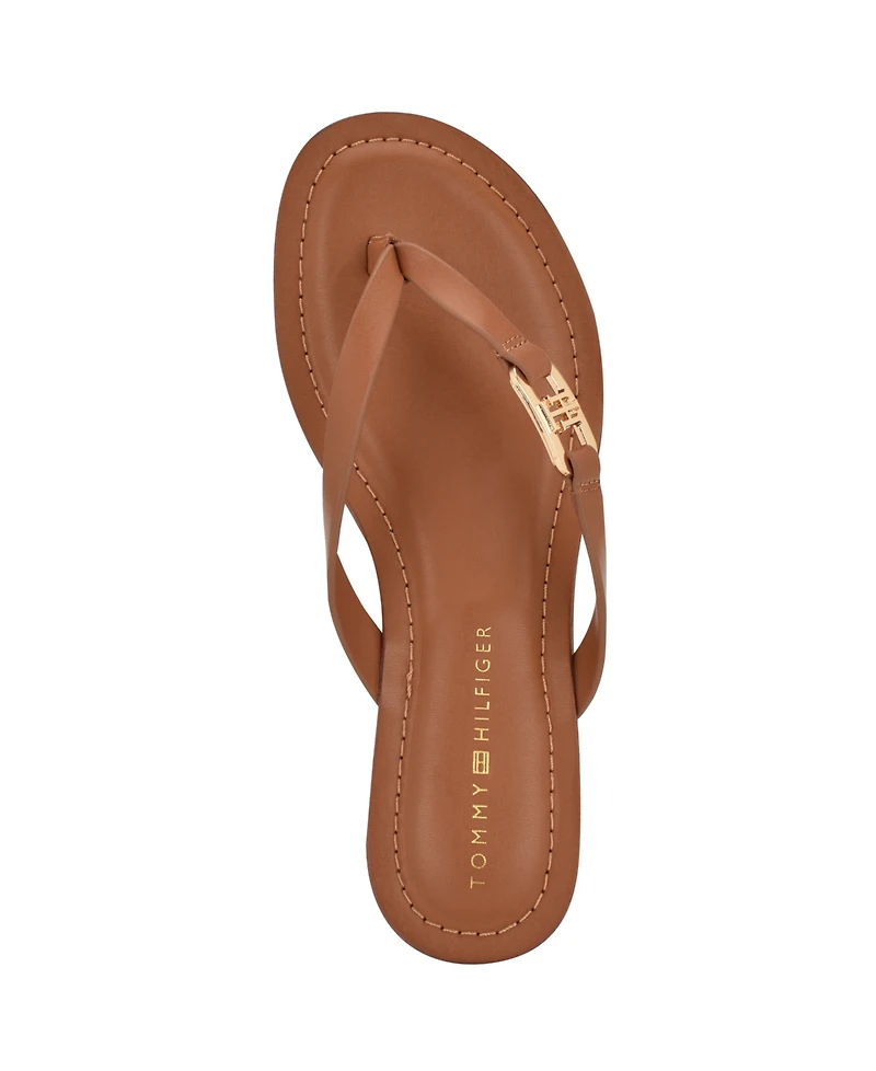 Tommy Hilfiger Women's Liande Logo Flat Thong Sandal