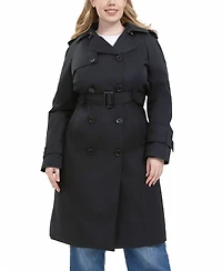 Bgsd Plus Eliana Water Resistant Hooded Trench Coat