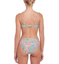 Lascana Women's Paisley Print Classic Bikini Swimsuit Bottom