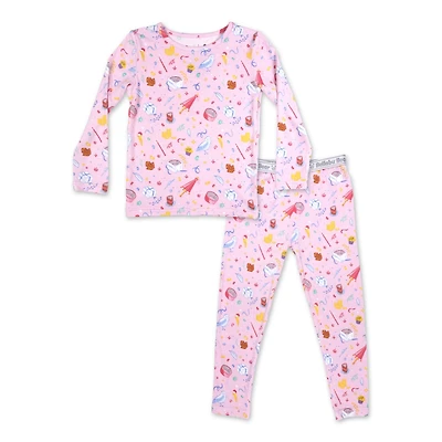 Bellabu Bear Kids Unisex Kids' Happee Birthdae Harry Set of 2 Piece Pajamas