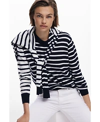 Desigual Women's Horizontal striped sweater