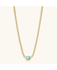 Karma and Luck Soothing Vibes Turquoise Evil Eye December Birthstone Necklace