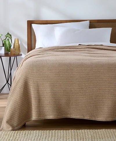 Oake Striped Woven Blanket, Full/Queen, Exclusively for Macy's