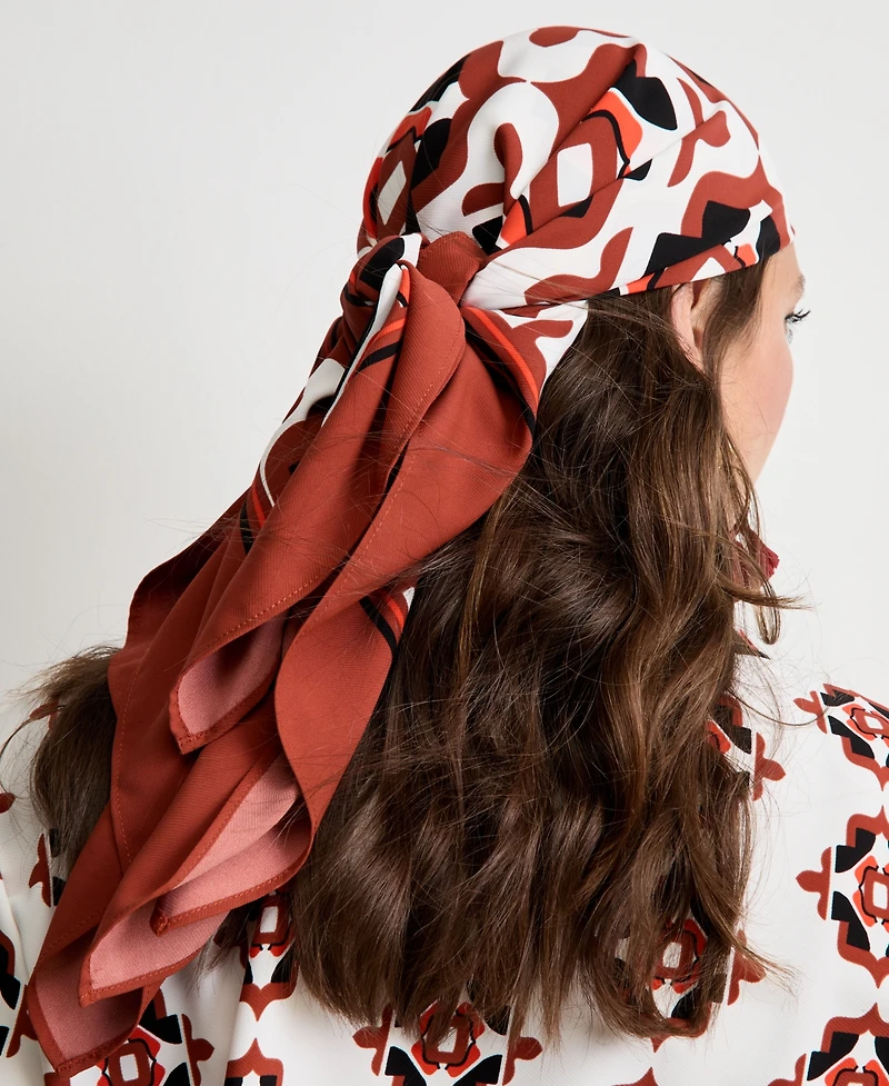 Women's Graphic Printed Scarf, Macy's Exclusive - On 34th | Alix Friedberg Capsule Collection