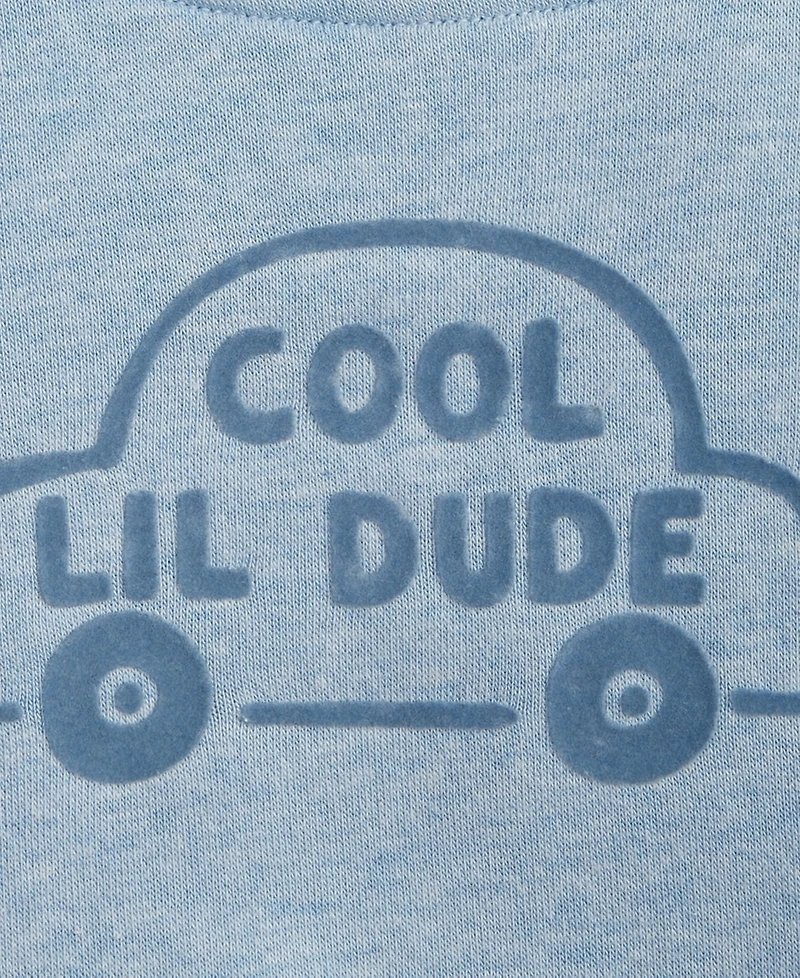 First Impressions Baby Boys Long-Sleeve Cool Lil Dude Fleece Sweatshirt, Exclusively at Macy's