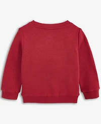 First Impressions Baby Boys Long-Sleeve Fleece Sweatshirt, Exclusively at Macy's