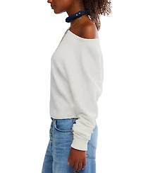 Free People Women's Jess Asymmetric Long Sleeve Top
