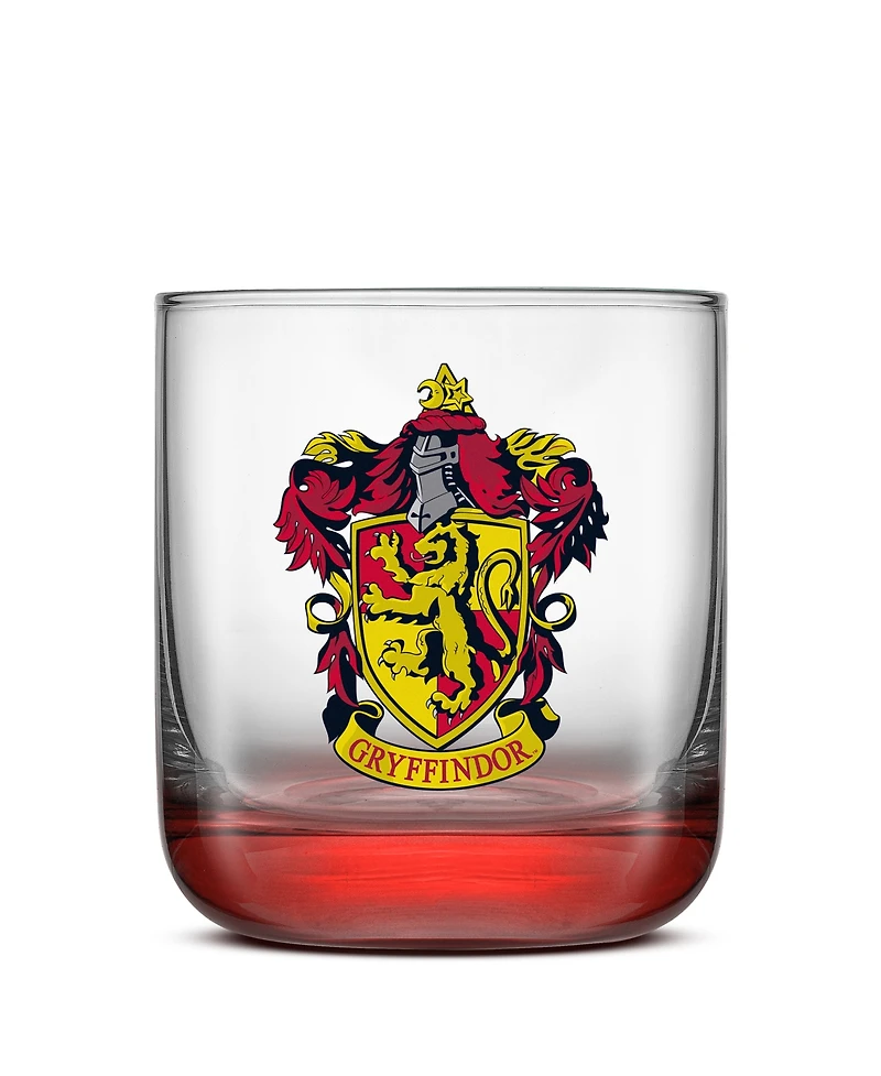 JoyJolt Harry Potter House Pride Short Drinking Glasses, Set of 4
