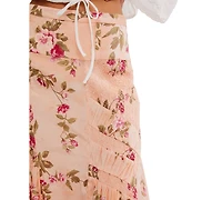 Free People Women's Rowan Floral-Print Maxi Skirt