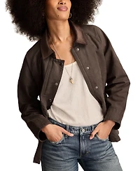 Lucky Brand Women's Chore Long-Sleeve Snap-Front Jacket
