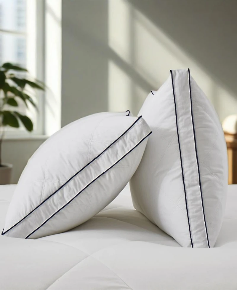 Unikome Goose Down Feather Gusset 2-Pack Pillow