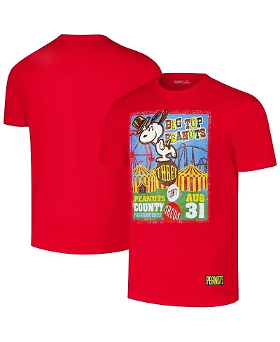 Freeze Max Men's Red Peanuts Circus T-Shirt