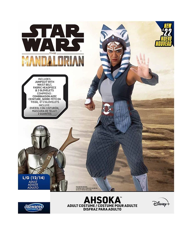 Jazwares Women's Ahsoka Tano the Mandalorian Qualux Costume