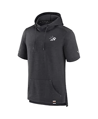 Fanatics Men's Heather Charcoal San Jose Sharks Authentic Pro Pullover Hoodie