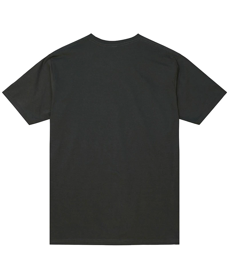 Mitchell & Ness Men's and Women's Heather Charcoal New York Knicks Hardwood Classics Mvp Logo T-Shirt