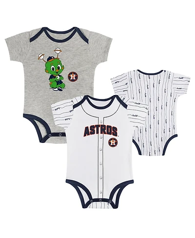 Outerstuff Baby Boys and Girls 2-Pack Houston Astros Play Ball Bodysuit Set