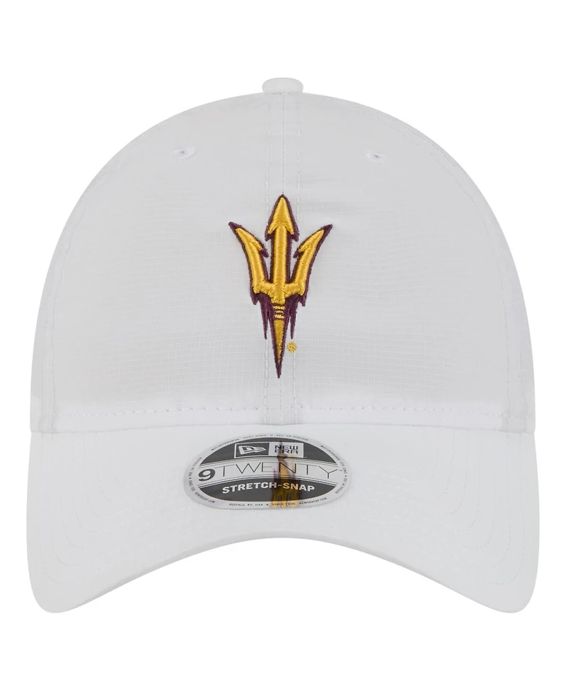 New Era Men's White Arizona State Sun Devils Active Ripstop 9TWENTY Adjustable Hat