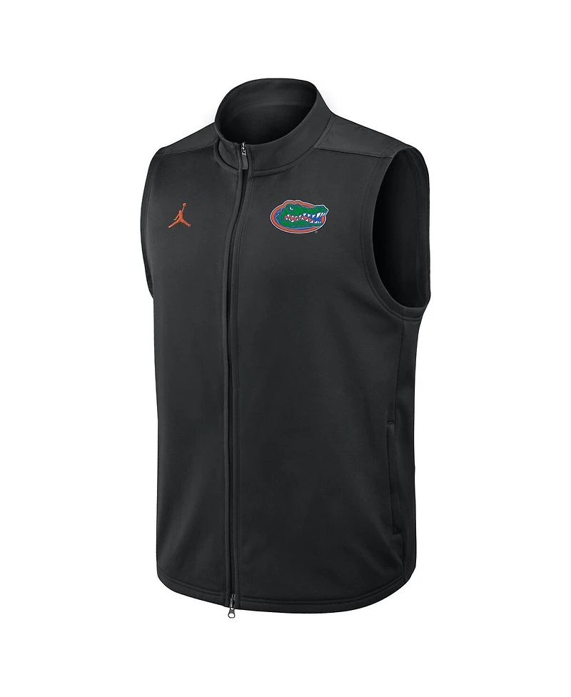 Jordan Men's Black Florida Gators Primetime Victory Performance Full-Zip Vest