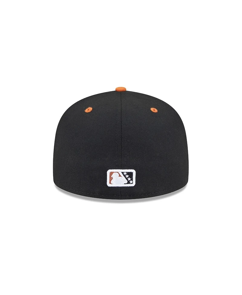 New Era Men's Black Winston-Salem Dash Theme Nights 59FIFTY Fitted Hat