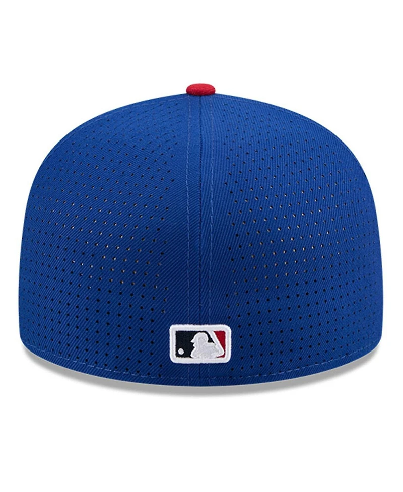 New Era Men's Blue/Red Atlanta Braves 2025 Mlb All-Star Game Workout Side Patch 59FIFTY Fitted Hat
