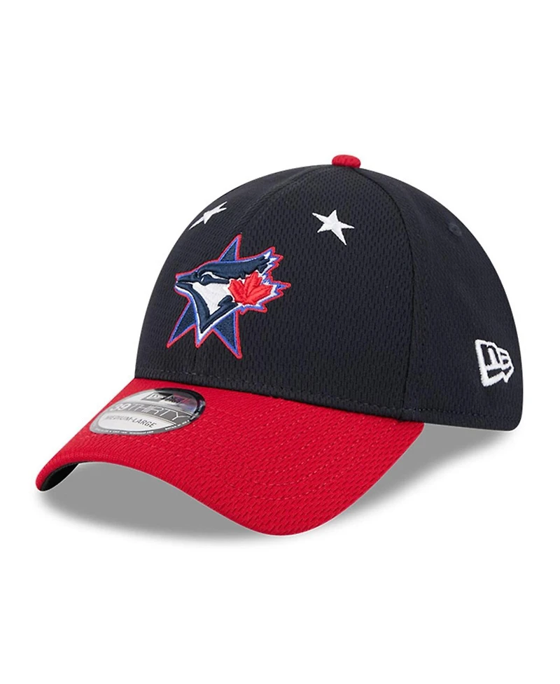 New Era Men's Navy/Red Toronto Blue Jays 2025 Mlb All-Star Game Workout 39THIRTY Flex Hat