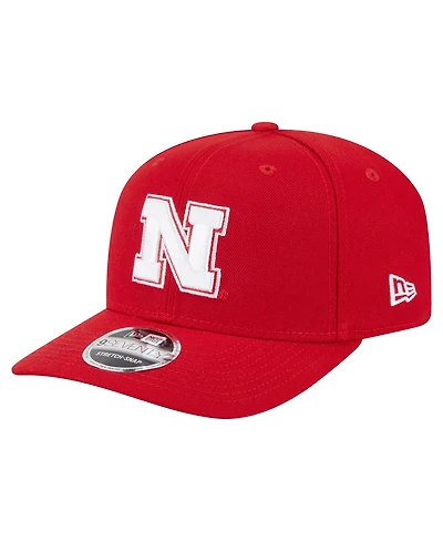 New Era Men's Scarlet Nebraska Huskers Team Collective 9SEVENTY Stretch-Snap Adjustable Hat