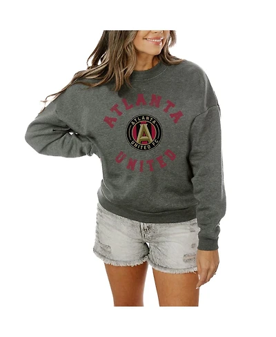 Gameday Couture Women's Charcoal Atlanta United Fc Fleece Pullover Sweatshirt