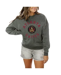 Gameday Couture Women's Charcoal Atlanta United Fc Fleece Pullover Sweatshirt