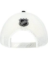 Fanatics Men's Black Los Angeles Kings Authentic Pro Draft Adjustable Trucker Hat