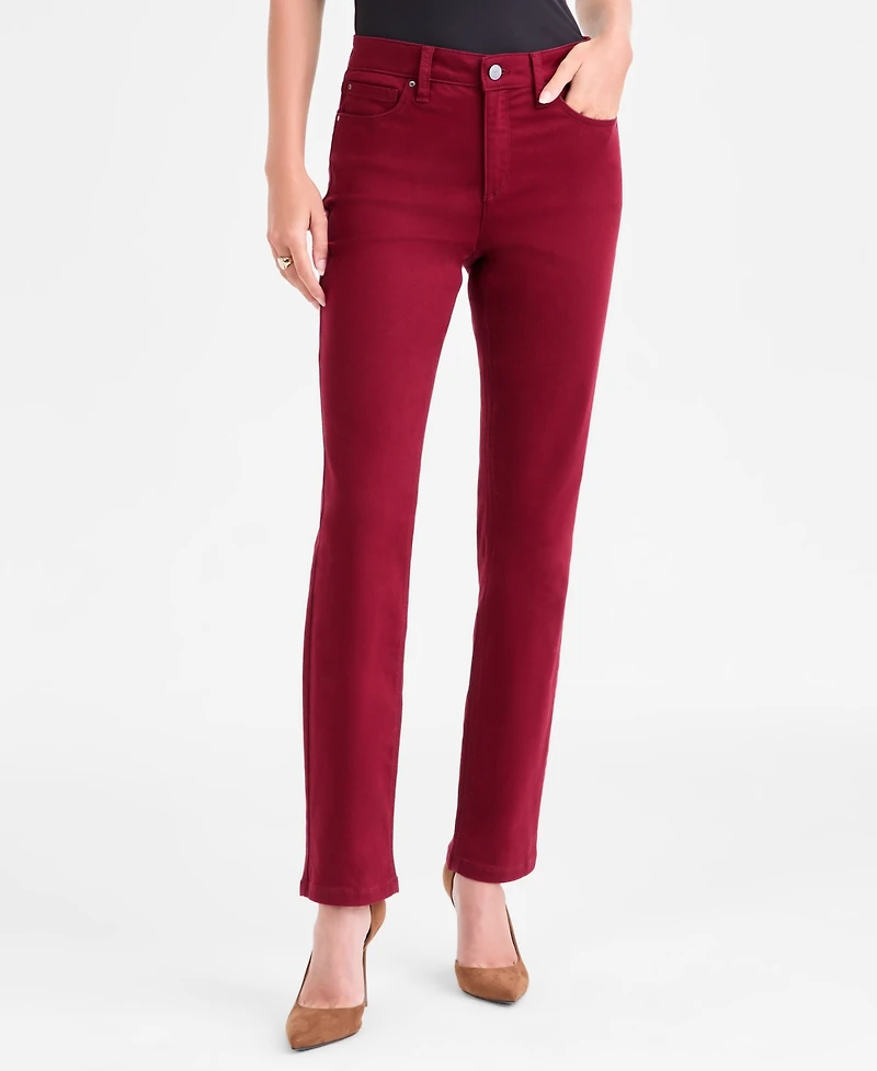 Jones New York Women's Lexington Ankle Length Straight Jeans