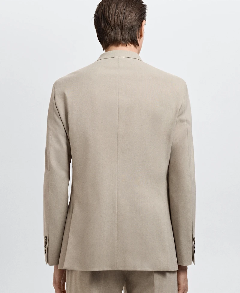 Mango Men's Monaco Double-Breasted Slim-Fit Suit Blazer