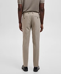 Mango Men's Stretch Fabric Super Slim-Fit Suit Pants