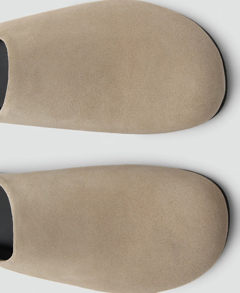 Mango Men's Suede Leather Clogs