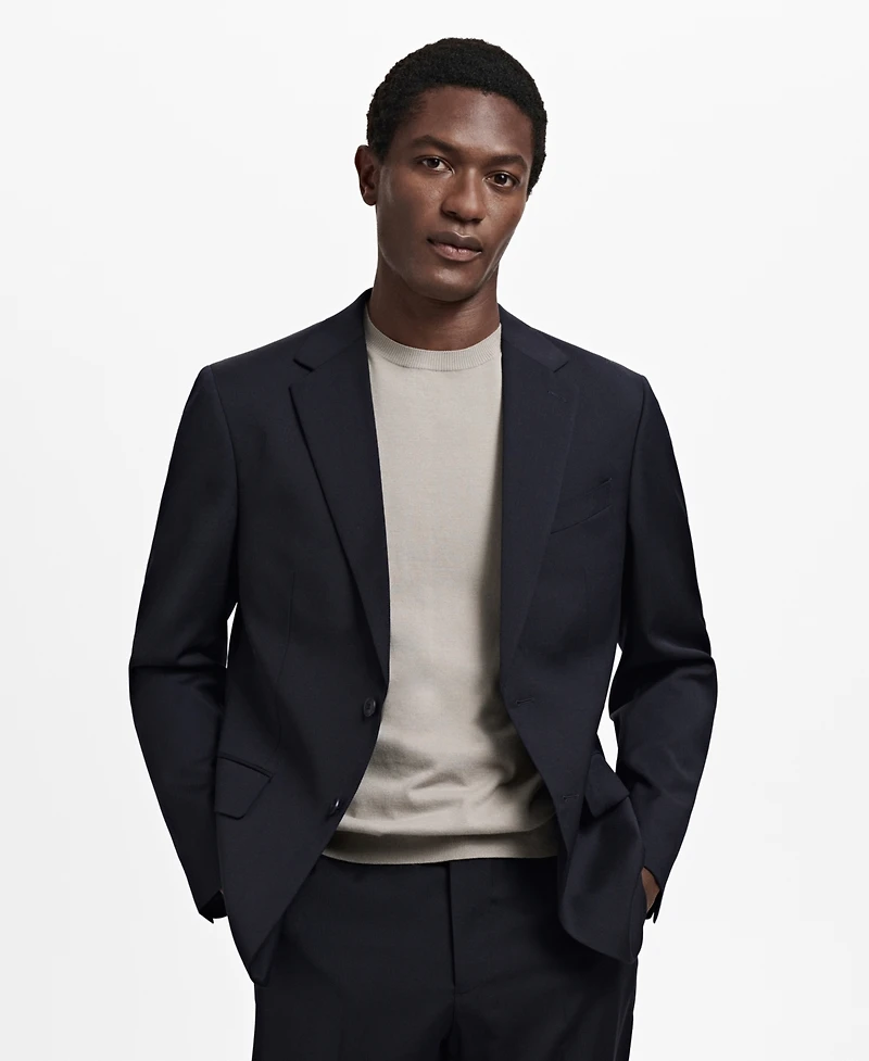 Mango Men's Turin Virgin Wool Suit Blazer