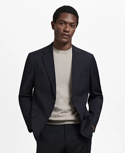 Mango Men's Turin Virgin Wool Suit Blazer