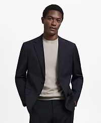 Mango Men's Turin Virgin Wool Suit Blazer