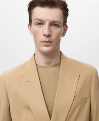 Mango Men's Boston Regular-Fit Double-Breasted Suit Blazer