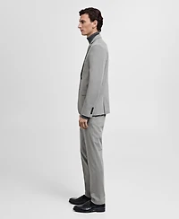 Mango Men's Stretch Fabric Super Slim-Fit Suit Pants