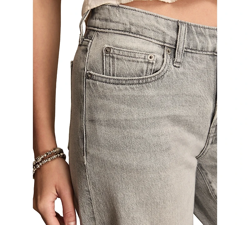 Lucky Brand Women's The Baggy Mid-Rise Relax-Leg Jeans