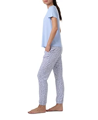 Tommy Hilfiger Women's 2Pc Tee & Jogger Pajama Set
