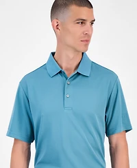 Pga Tour Men's Airflux Regular-Fit Mesh Performance Golf Polo Shirt