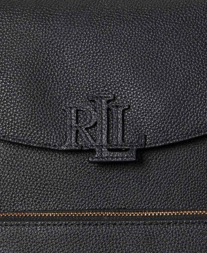 Lauren Ralph Pebbled Leather Small Cameryn Backpack