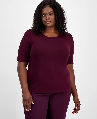 Tahari Asl Plus Sweater T-Shirt