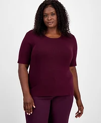 Tahari Asl Plus Sweater T-Shirt