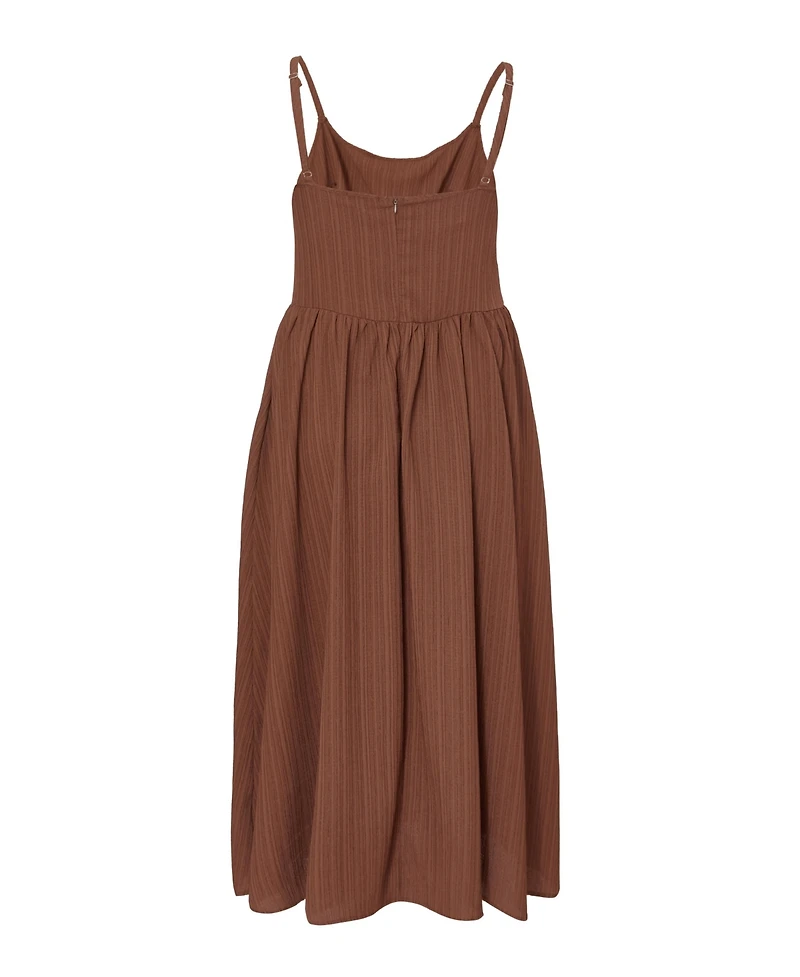Quiz Women's Drop Waist Textured Dress