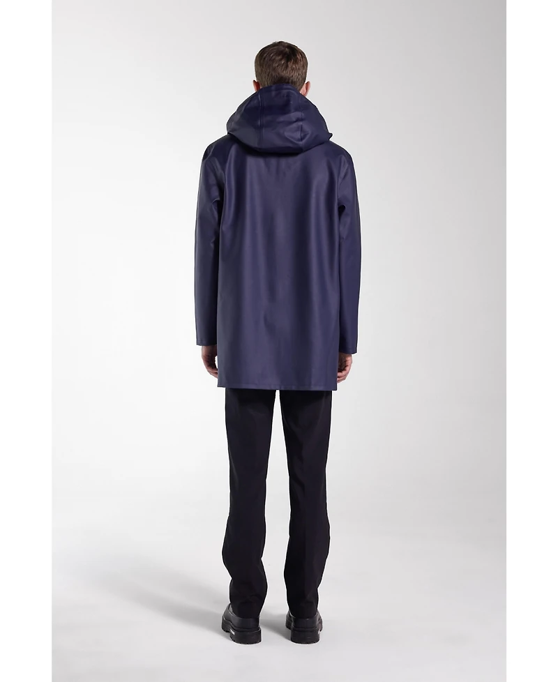 Stutterheim Women's Stockholm Long Sleeve Hooded Raincoat
