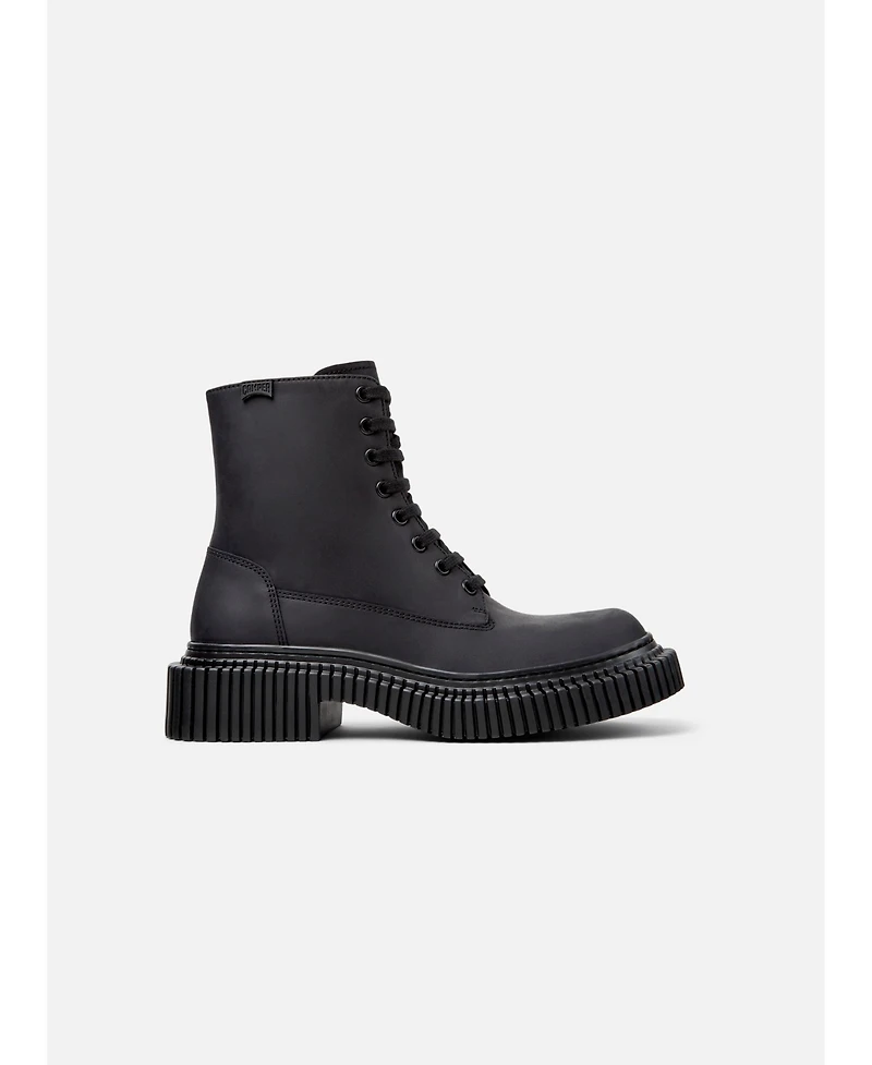 Camper Pix Berlin Nubuck Leather Medium Lace Boot