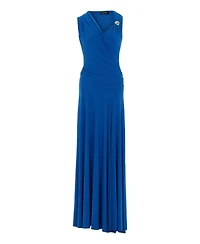Nocturne Women's Asymmetric Draped Cut-Out Dress