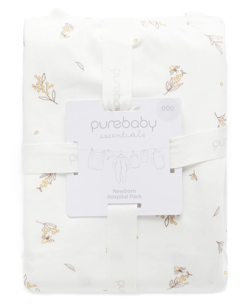 Purebaby Baby Boy and Girl Newborn Hospital Pack 6 Piece